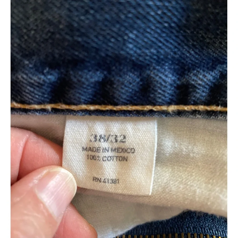 Polo Ralph Lauren Hampton Straight Mens Jeans Dark Wash Blue Denim